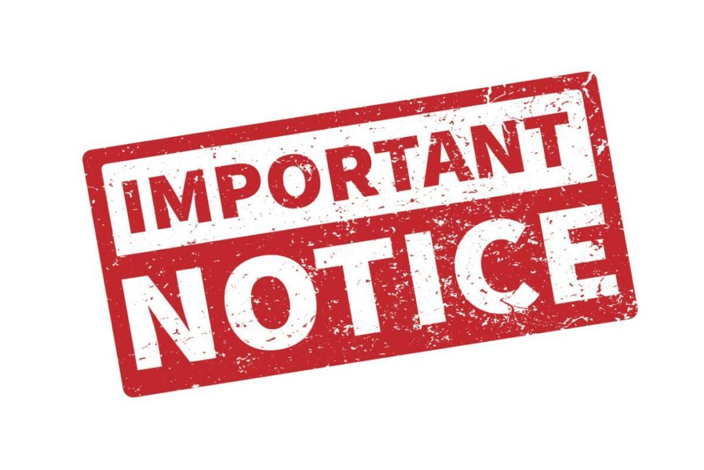 Giving Proper Notice of Board and Member Meetings