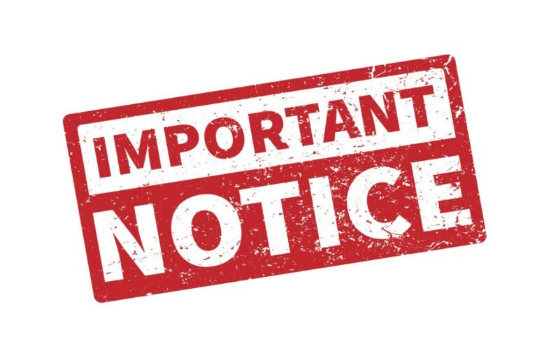 Giving Proper Notice of Board and Member Meetings